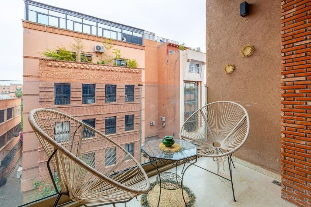Appartement Cozy And Brand New Luxury Flat And Hypercenter Marrakech à Marrakesh Extérieur photo