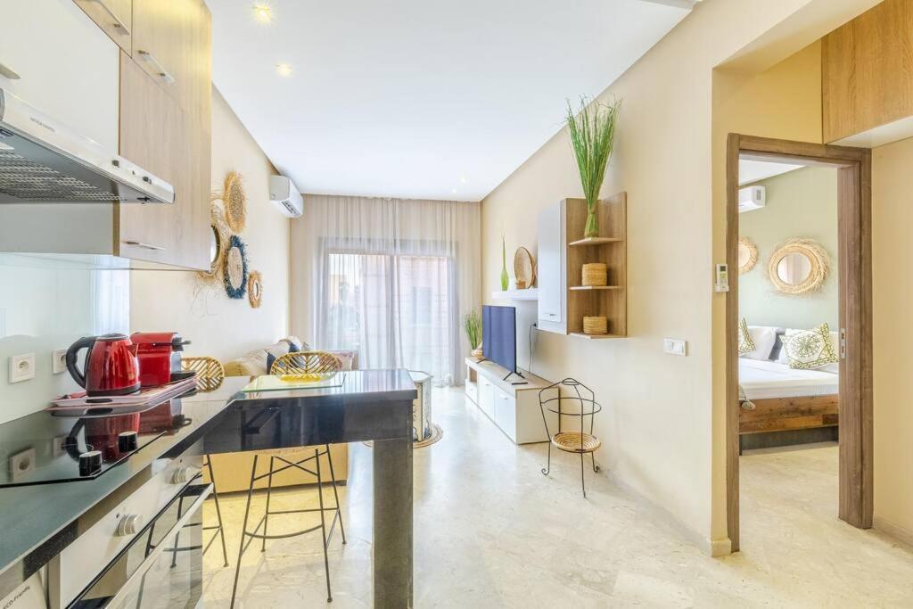 Appartement Cozy And Brand New Luxury Flat And Hypercenter Marrakech à Marrakesh Extérieur photo